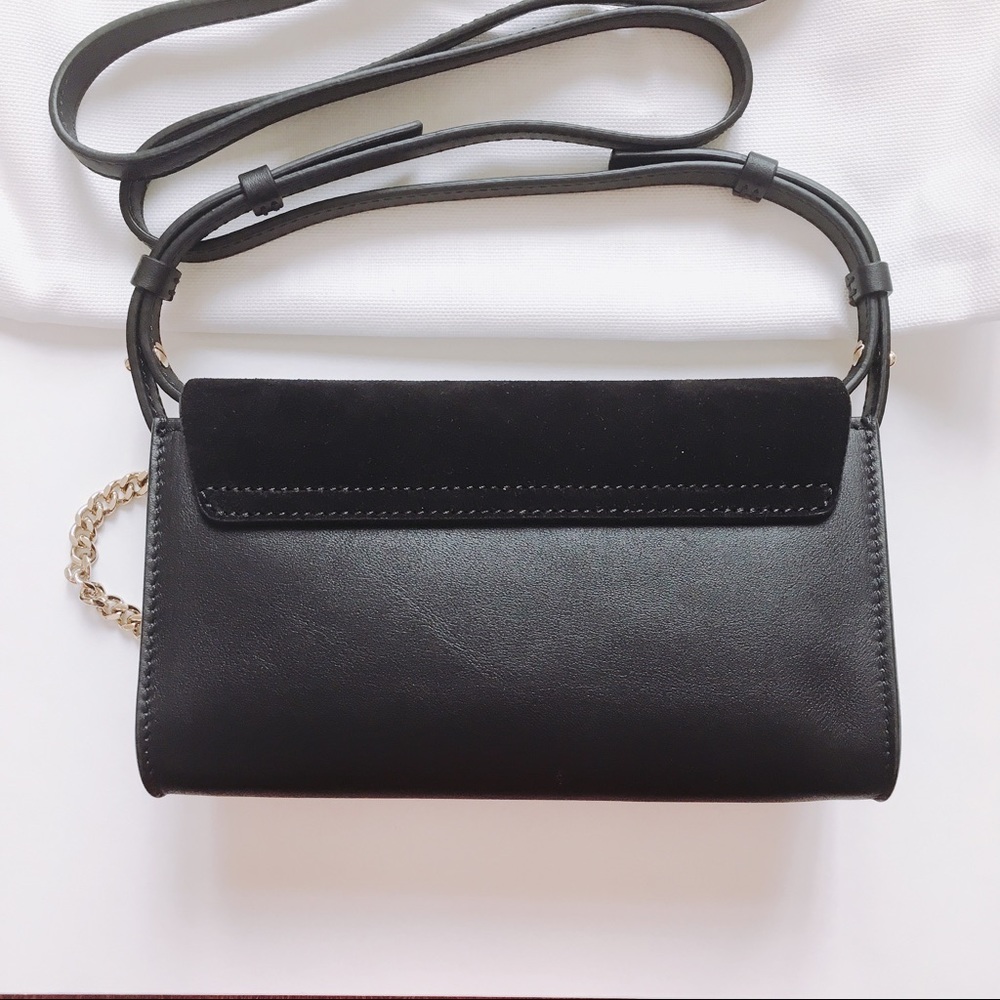 SOLD! Chloe black mini Faye wallet crossbody bag - Picture 4 of 8